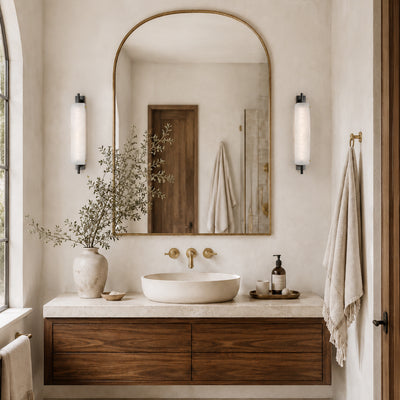 Oravia Alabaster Wall Sconce