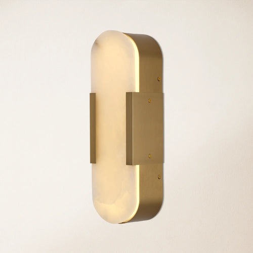 OpalEdge Alabaster Wall Sconce 35cm H