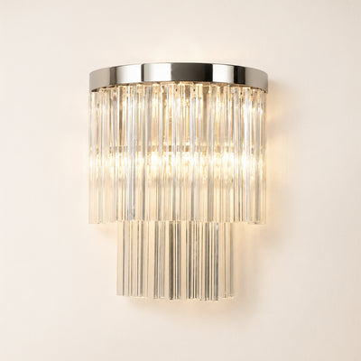 Prismari Tiered Glass Wall Sconce