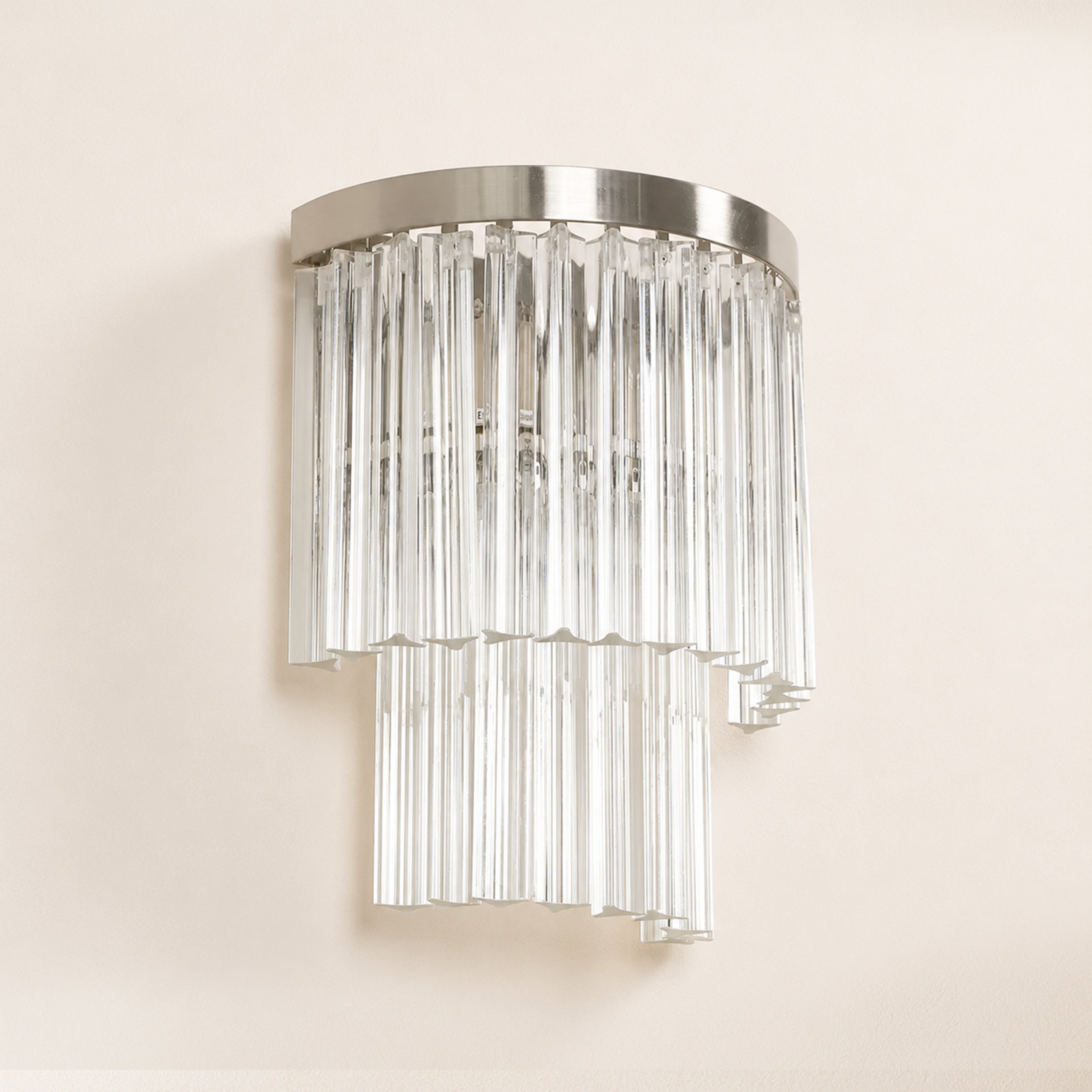 Prismari Tiered Glass Wall Sconce
