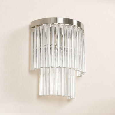 Prismari Tiered Glass Wall Sconce