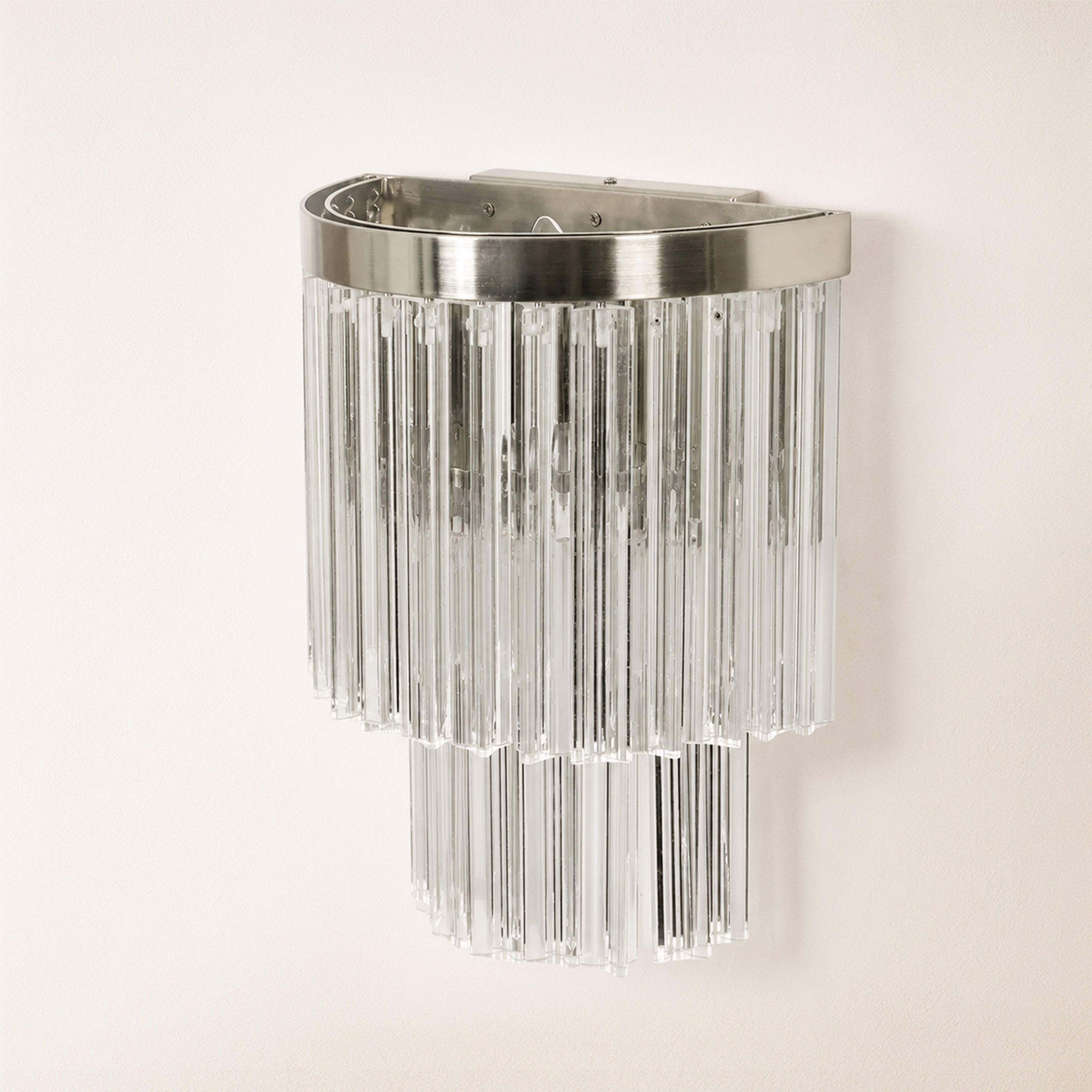 Prismari Tiered Glass Wall Sconce