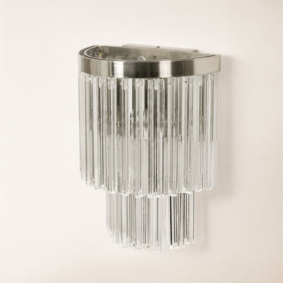 Prismari Tiered Glass Wall Sconce