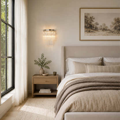 Prismari Tiered Glass Wall Sconce
