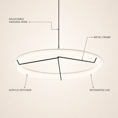 Vellure Acrylic Pendant