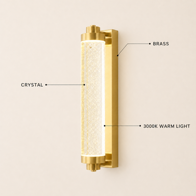 Lumira Crystal Bubble Wall Sconce