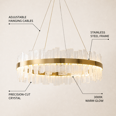 Virezza Crystal Round Chandelier
