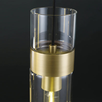 Cylora Glass Tube Pendant 8.9cmH