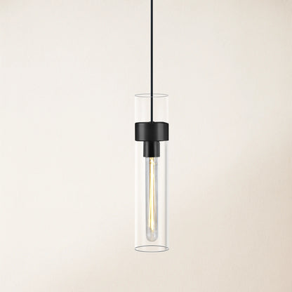 Cylora Glass Tube Pendant 8.9cmH