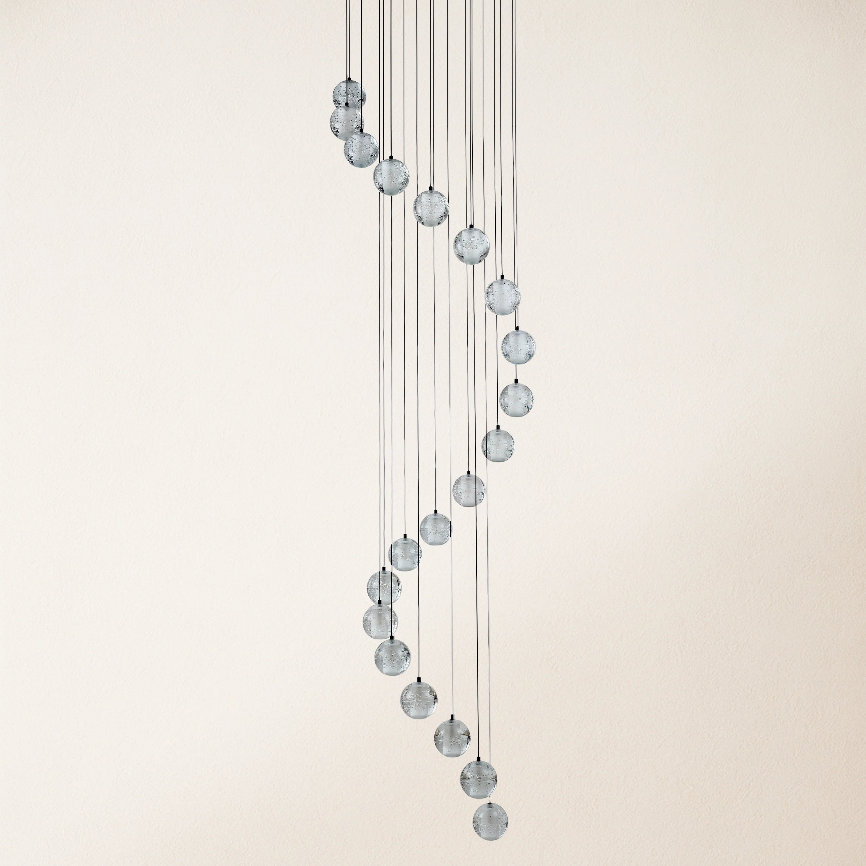Pearl Ball Ceiling Round Chandelier 65cm D
