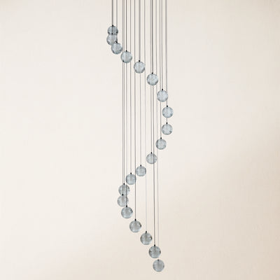 Pearl Ball Ceiling Round Chandelier 26"D