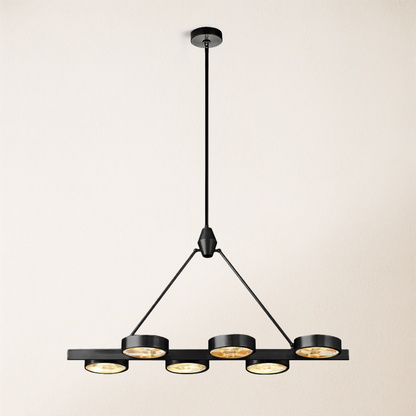 Armlo Rectangle Crystal Chandelier 137cm W