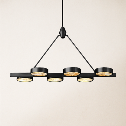 Armlo Rectangle Crystal Chandelier 137cm W