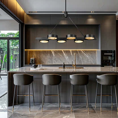 Armlo Rectangle Crystal Chandelier 137cm W