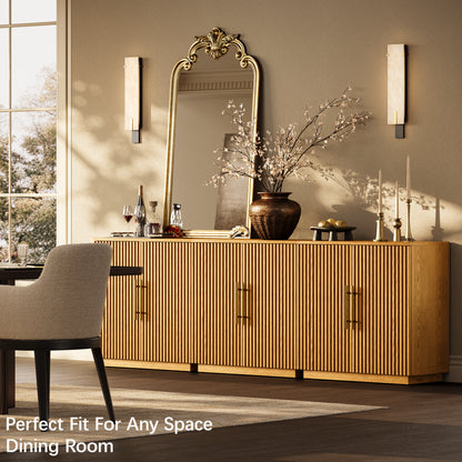 Holt 95″ Solid Oak Console(Set of 3)