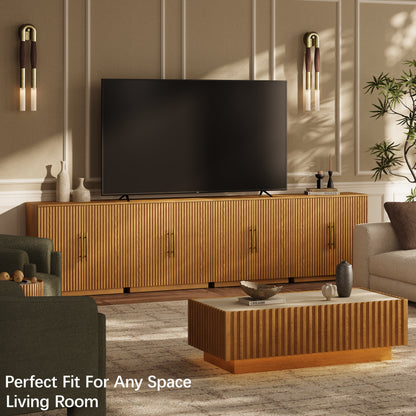 Holt 63″ Oak Media Console(Set of 2)