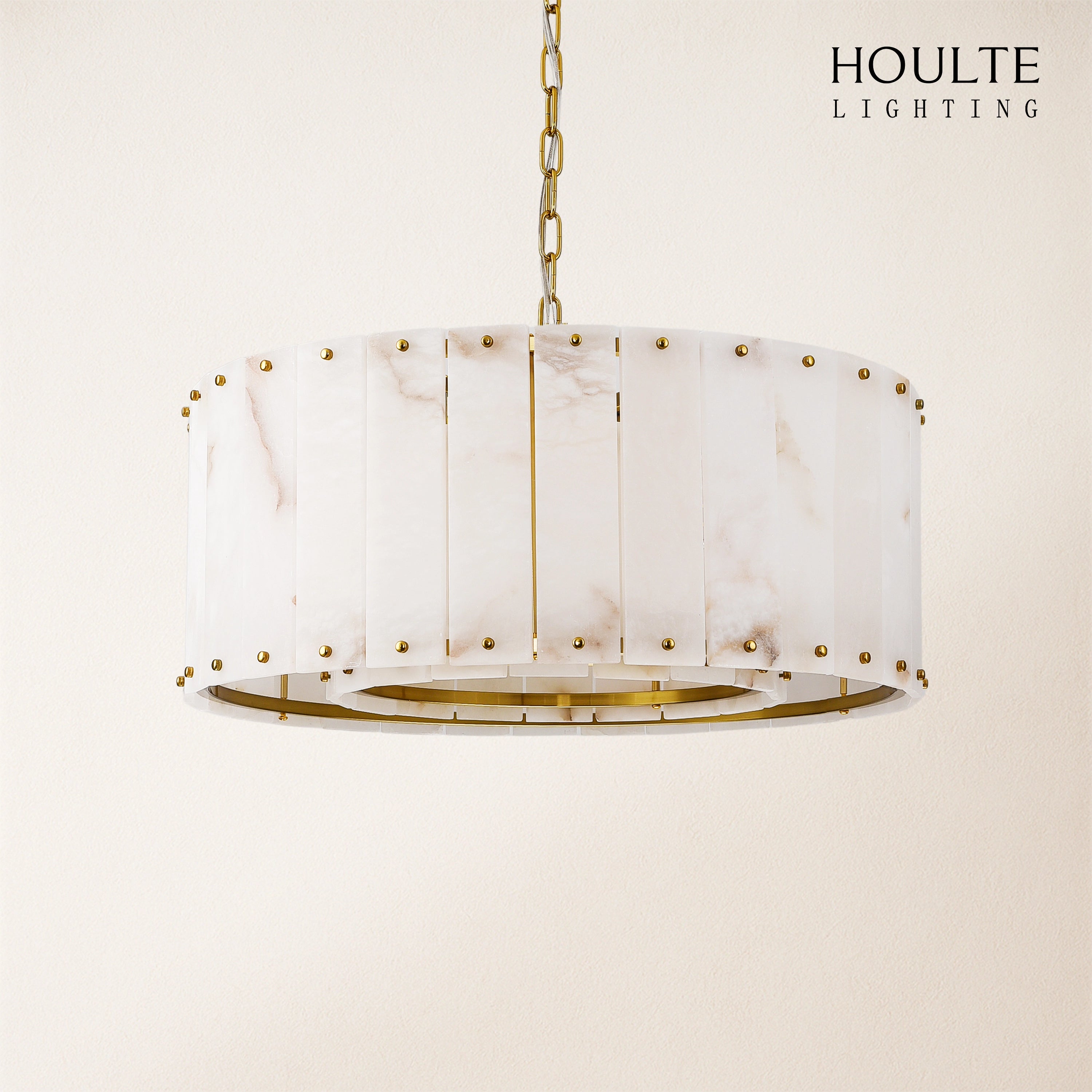 Nivislight Alabaster Round Chandelier 60.9cm