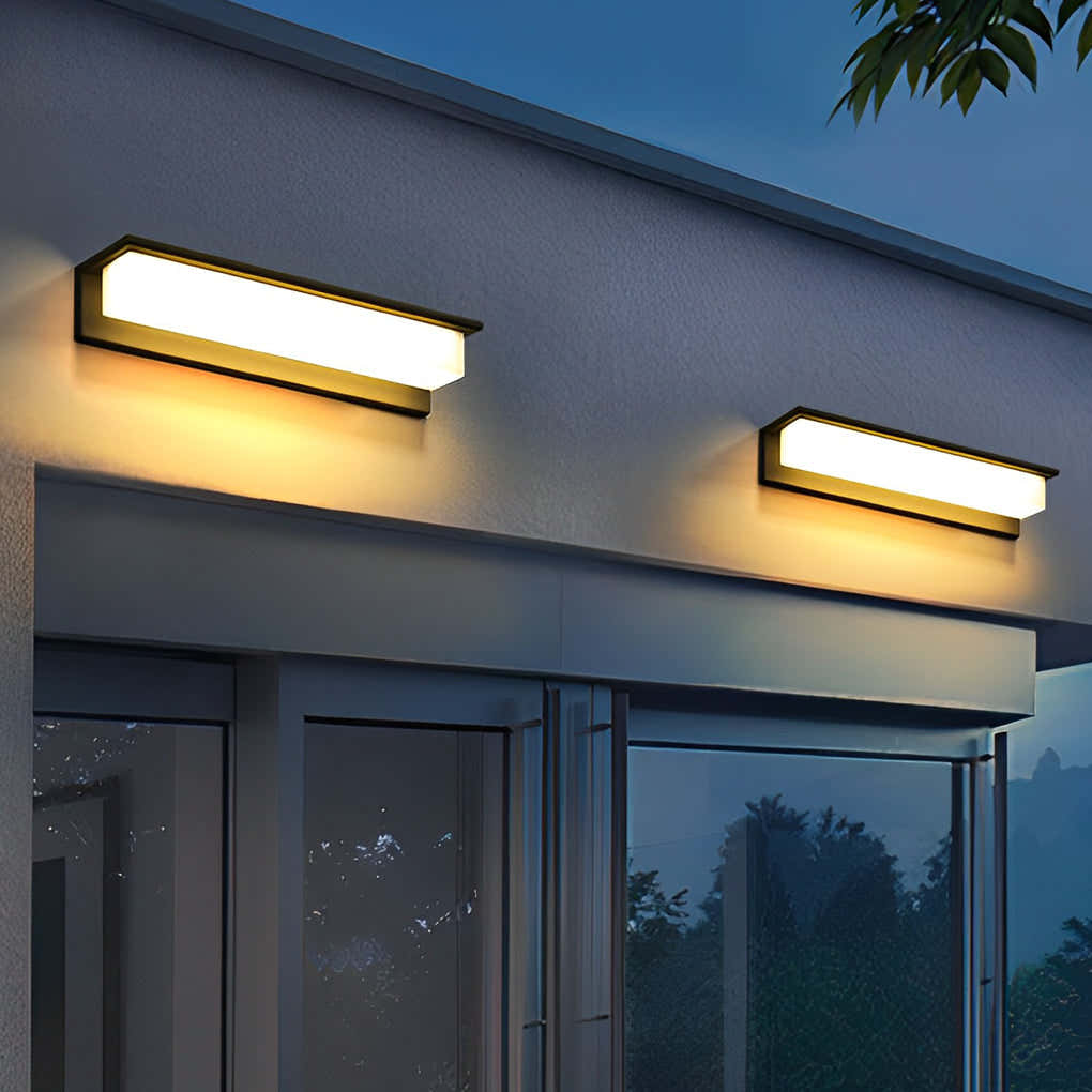 Summital Rectangular Waterproof Outdoor Wall Light