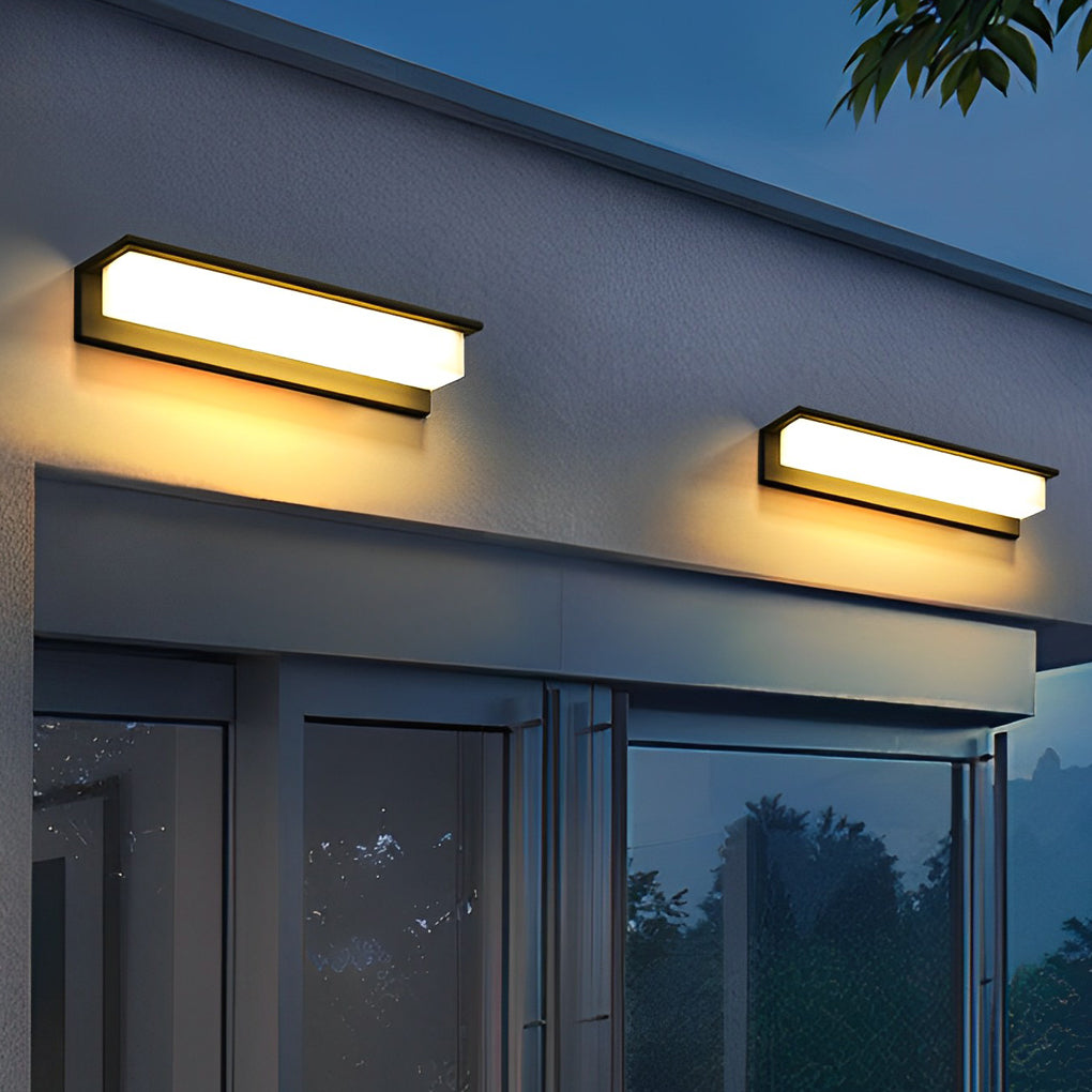 Summital Rectangular Waterproof Outdoor Wall Light