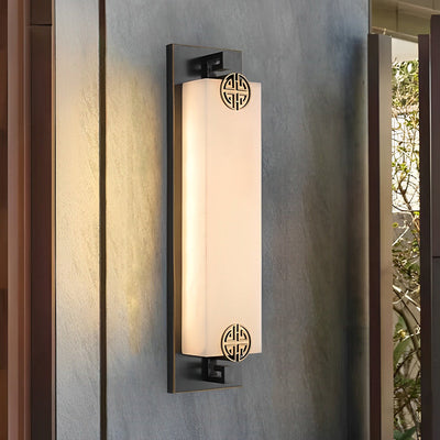 Glimmermist Copper LED Outdoor Wall Light