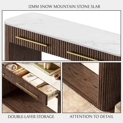 Riley Sintered Stone Console Table 47"W