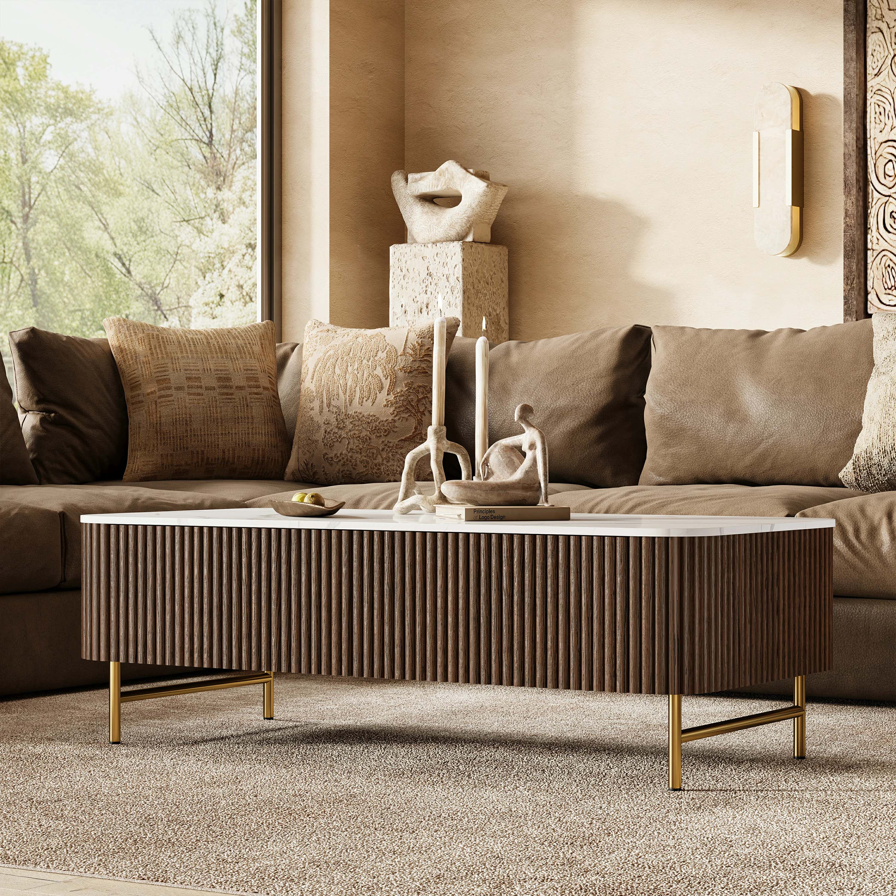 Riley Coffee Table 47"W