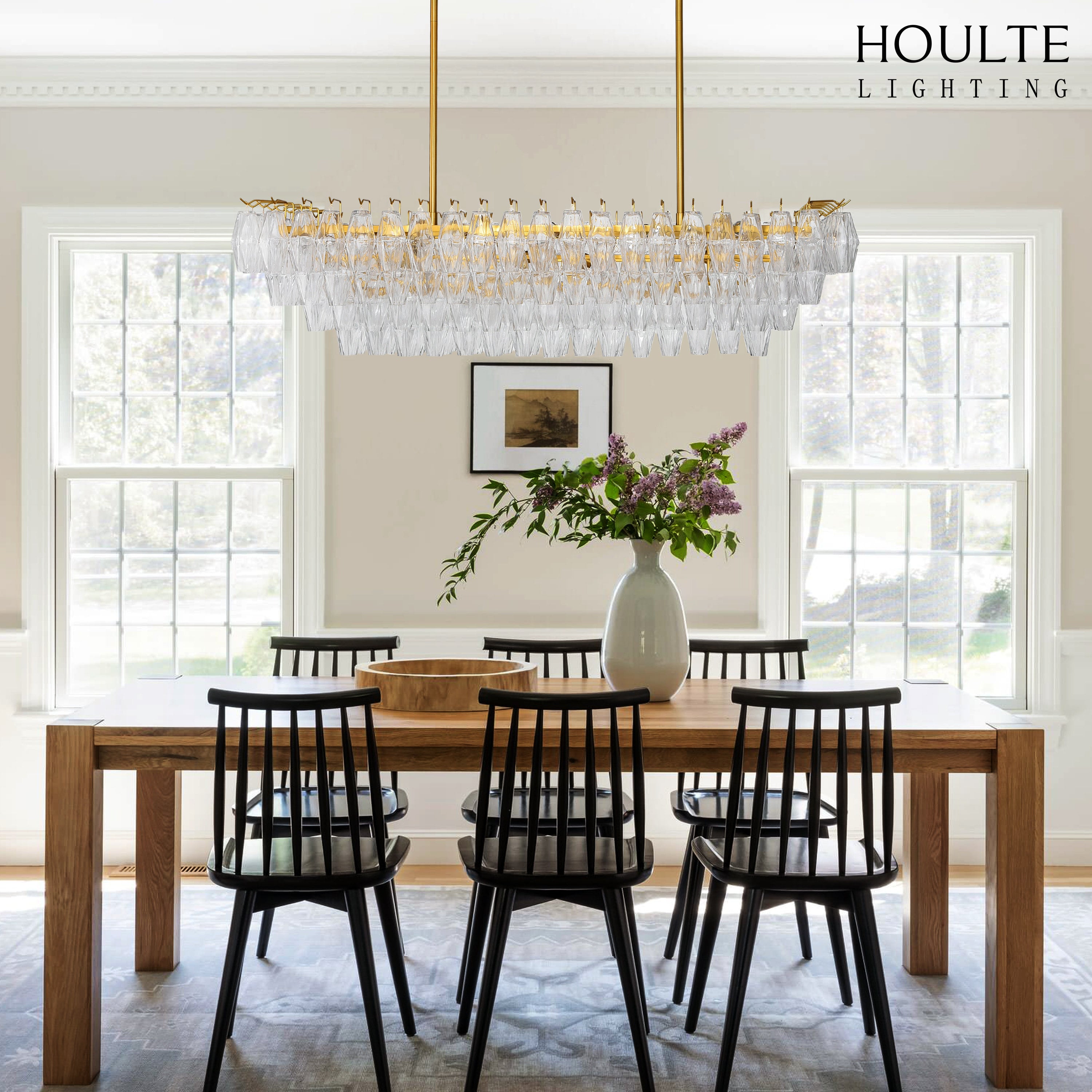Celestial Drop Glass Crystal Glass Chandelier 137cm W