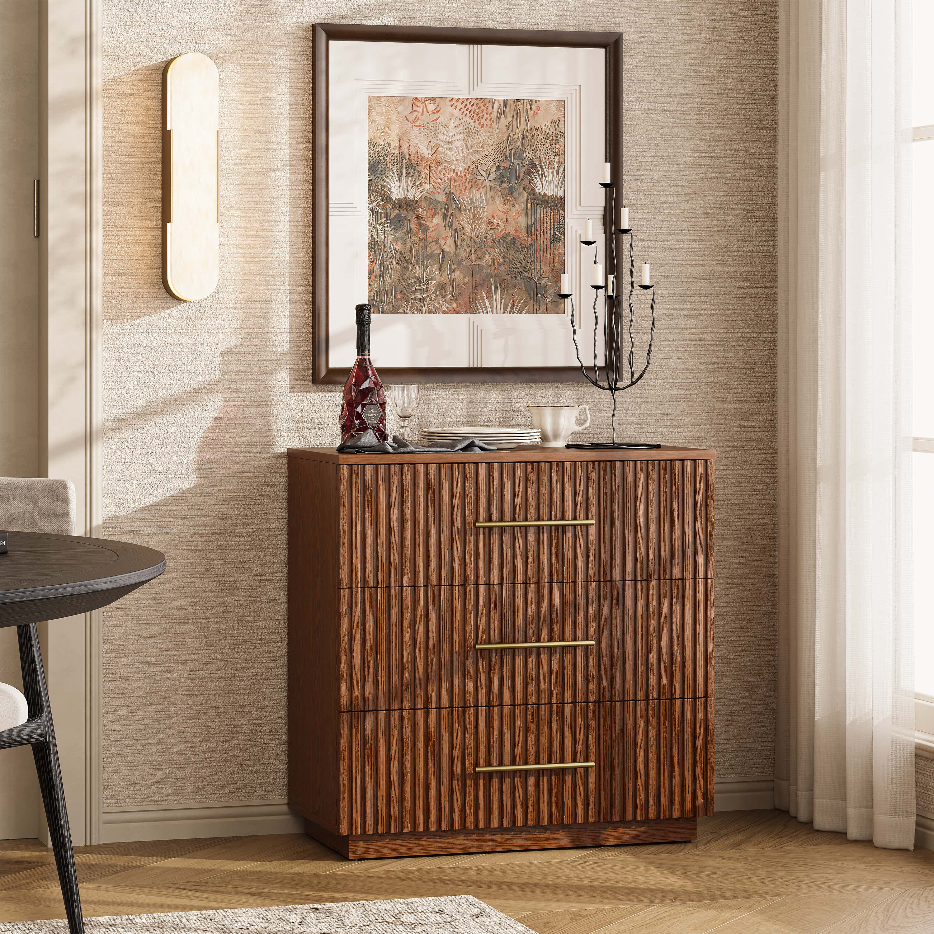 Holt 32" Oak Drawer Chest