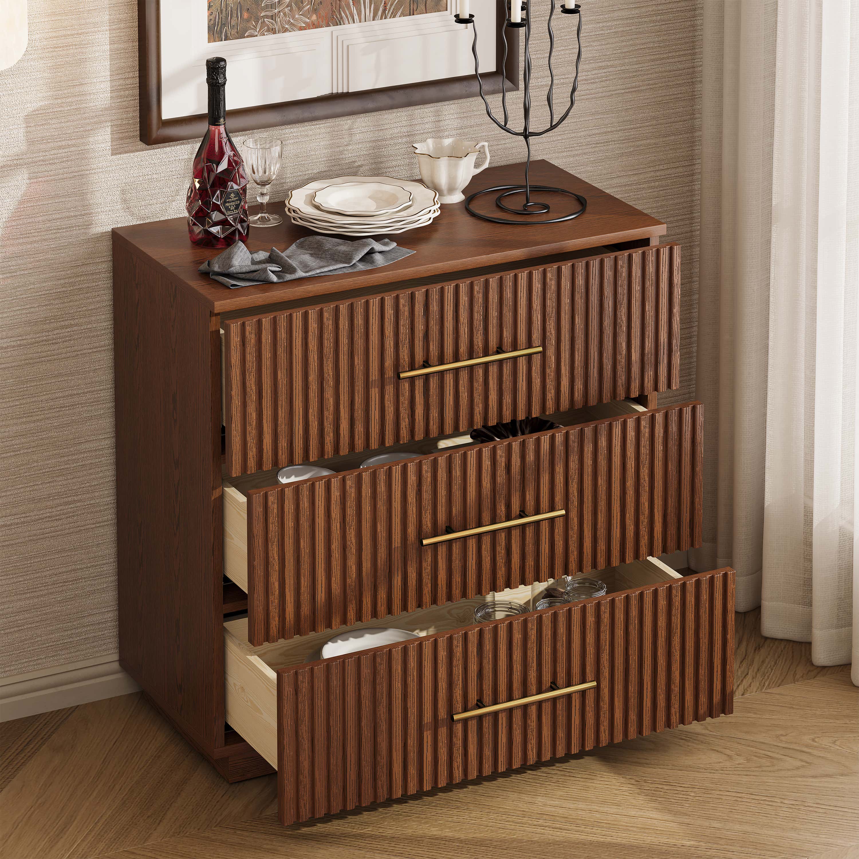 Holt 32" Oak Drawer Chest