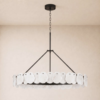 Moira Alabaster Custom Round Chandelier 48"D