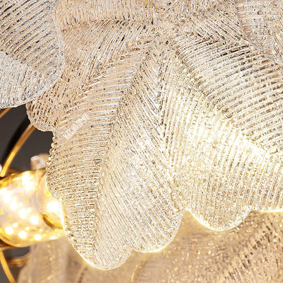 Petralis Glass Bloom Round Chandelier