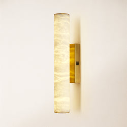 Sylvia Palladian Alabaster Wall Sconce 50cm H