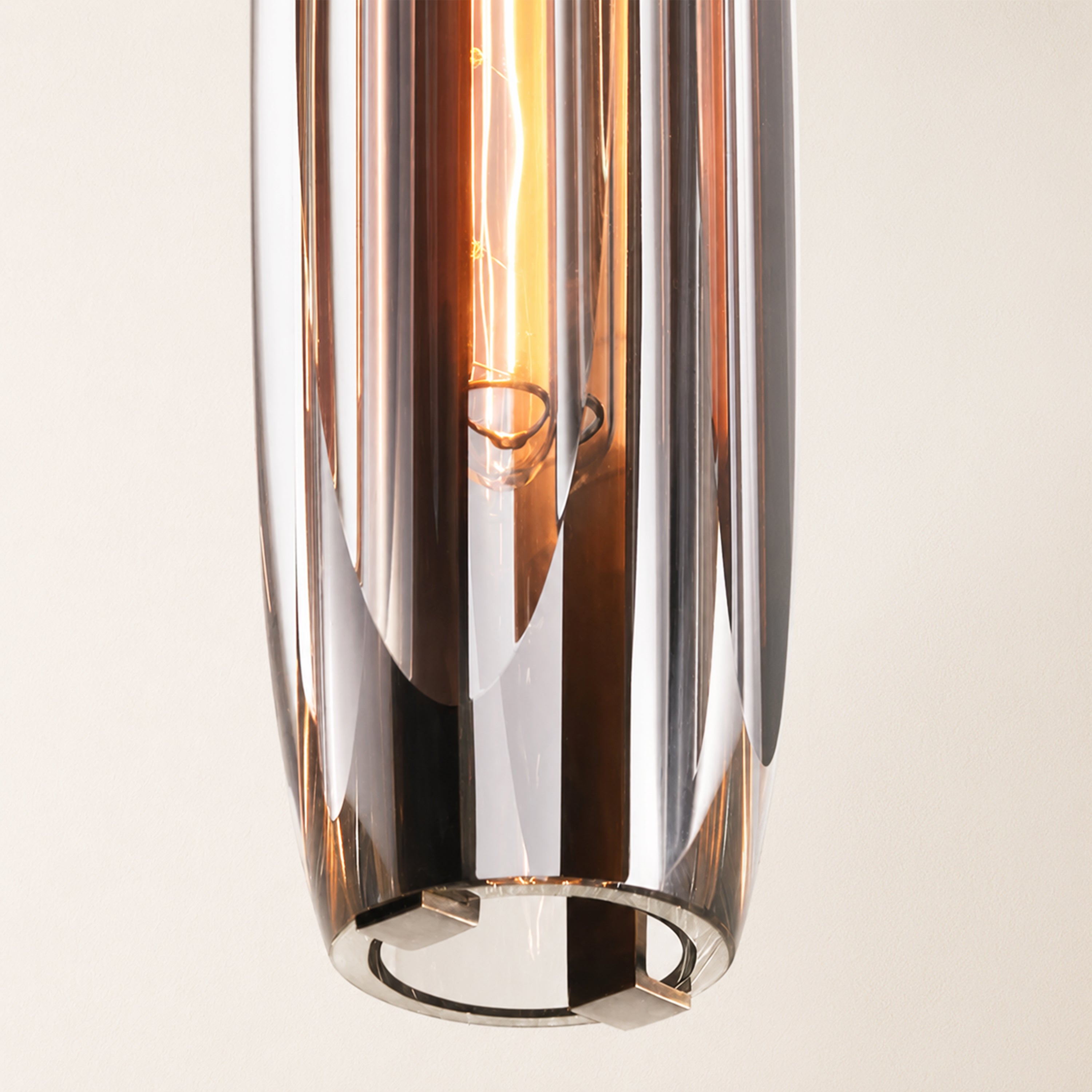 Virelle Smoke Crystal Wall Sconce