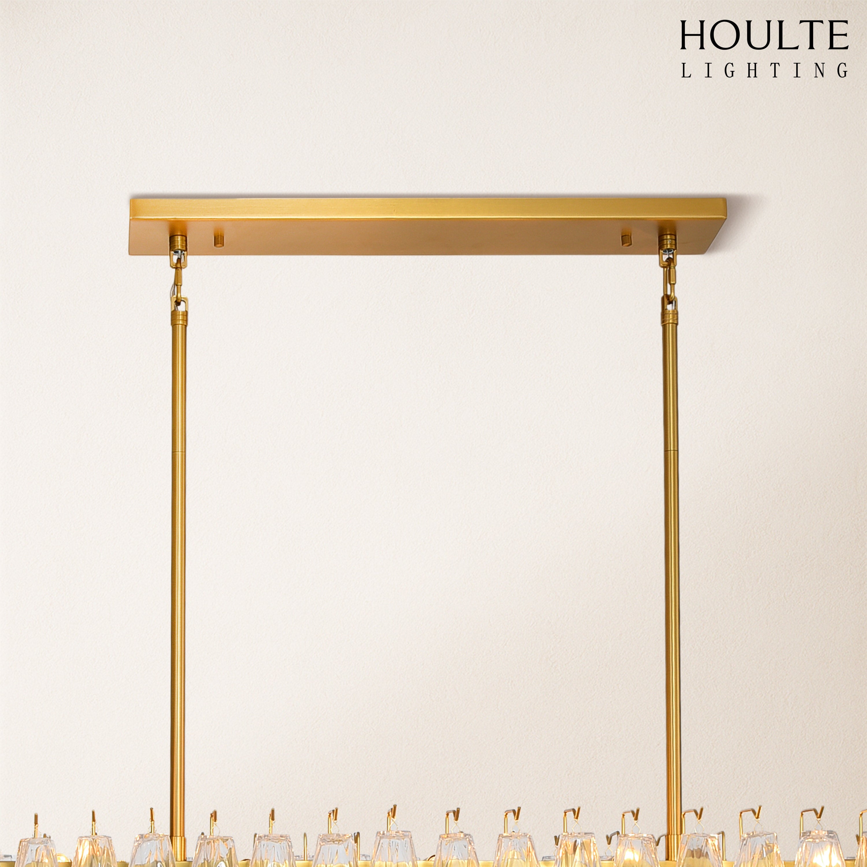 Celestial Drop Glass Crystal Glass Chandelier 137cm W