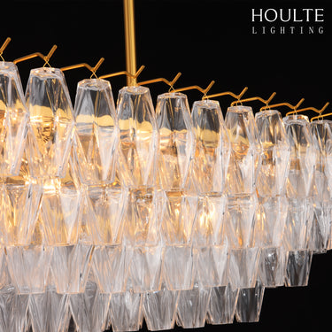 Celestial Drop Glass Crystal Glass Chandelier 137cm W
