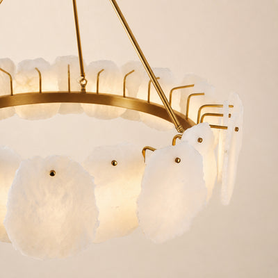 Moira Alabaster Custom Round Chandelier 48"D