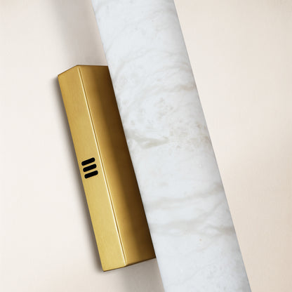 Sylvia Palladian Alabaster Wall Sconce 50cm H