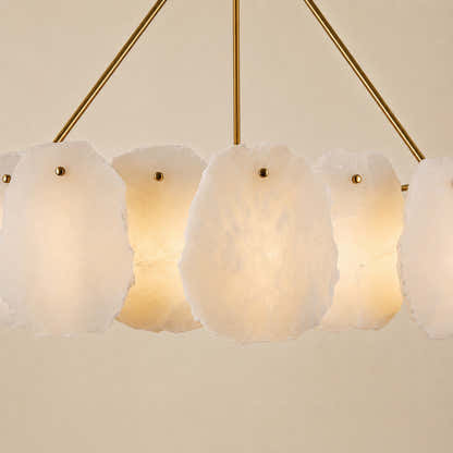Moira Alabaster Custom Round Chandelier 48"D
