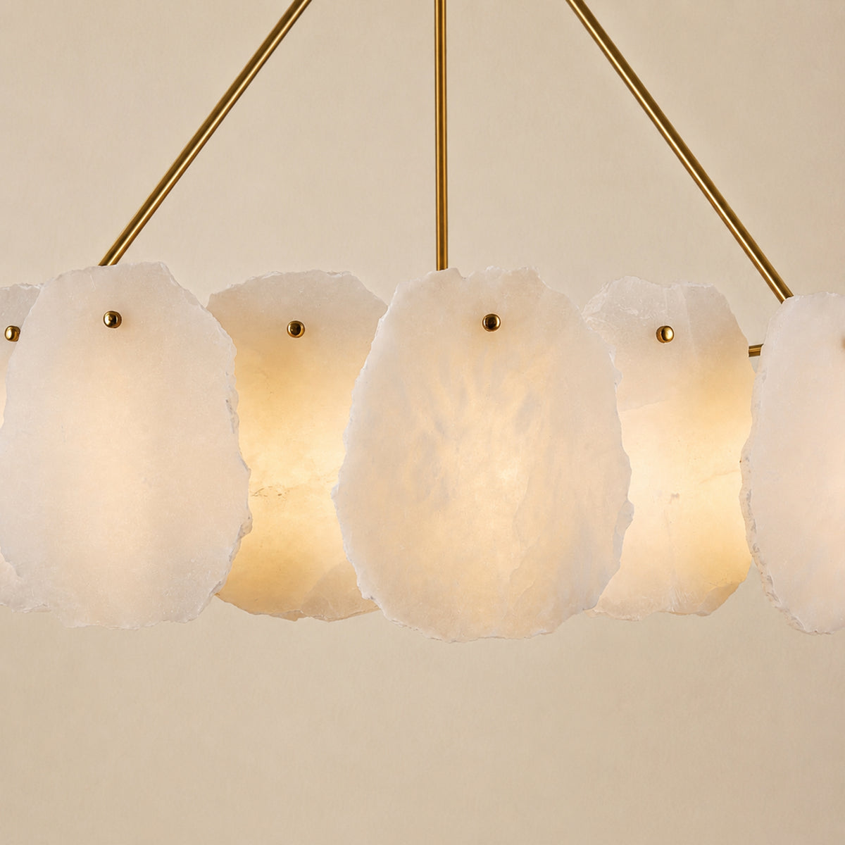 Moira Alabaster Custom Round Chandelier 48"D