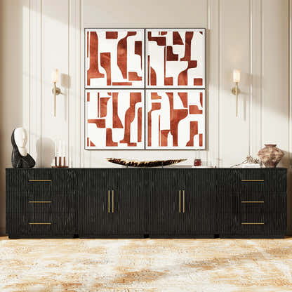 Holt Oak Modular Media Console (Set of 4)