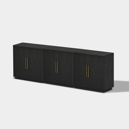 Holt 94.5″ Oak Media Console(Set of 3)