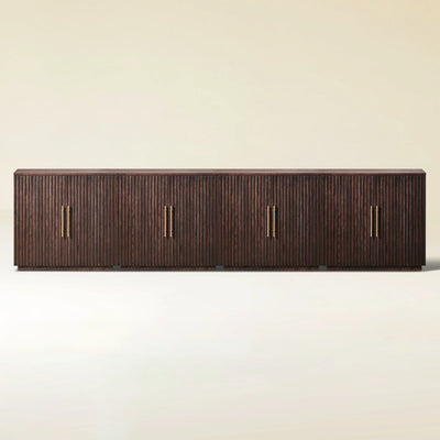 Holt 126″ Solid Oak Console(Set of 4)