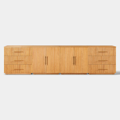 Holt Oak Modular Media Console (Set of 4)