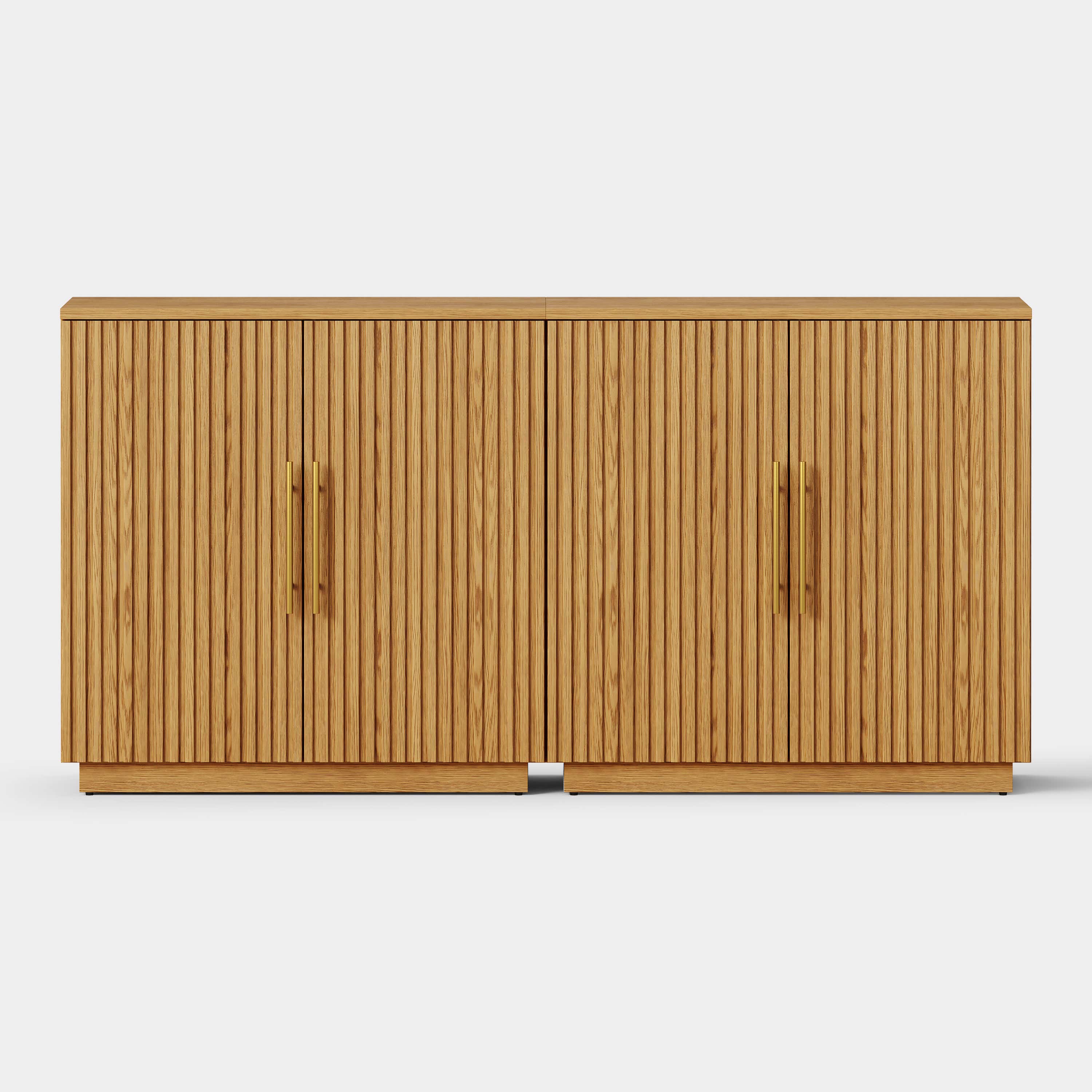 Holt 63″ Solid Oak Console(Set of 2)