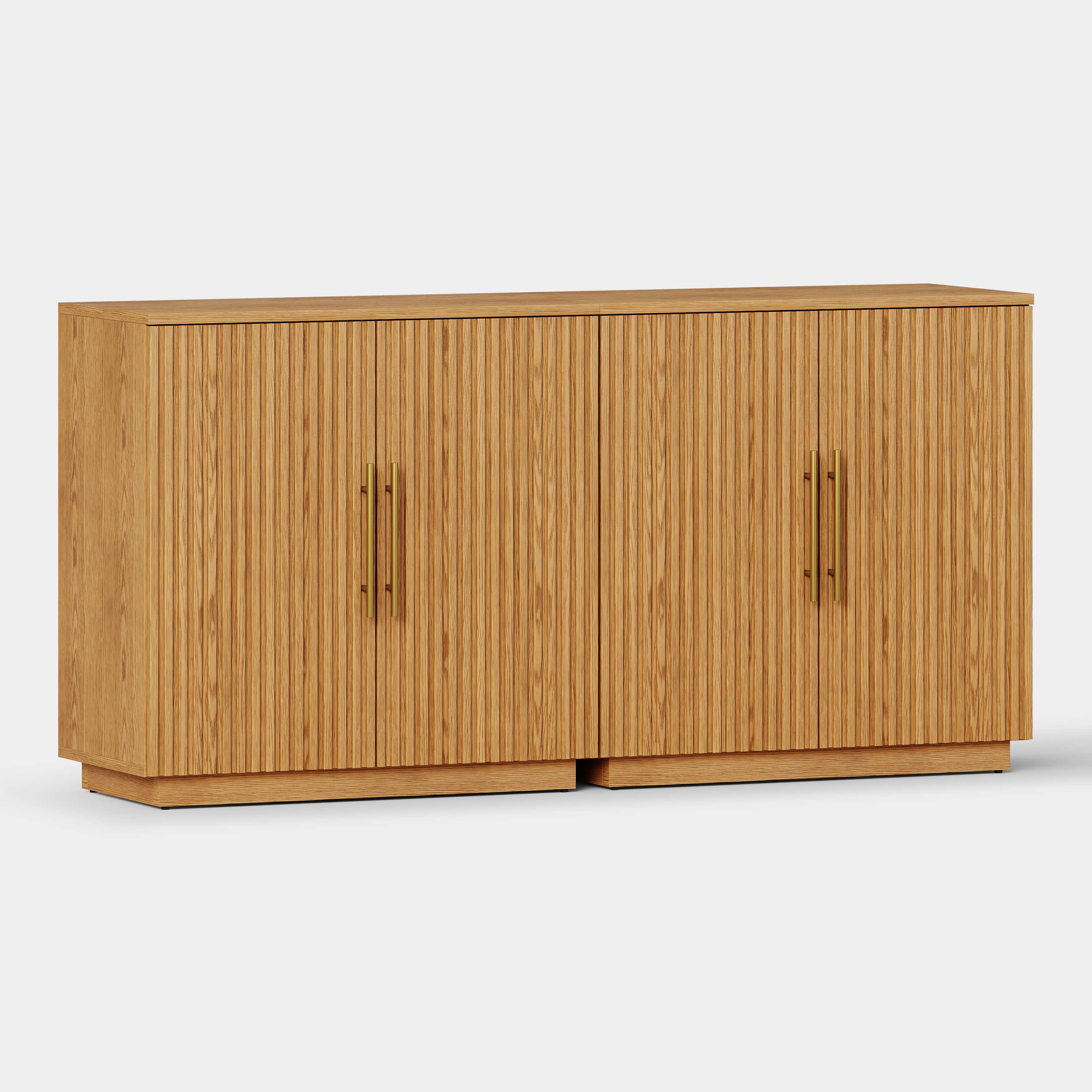 Holt 63″ Solid Oak Console(Set of 2)