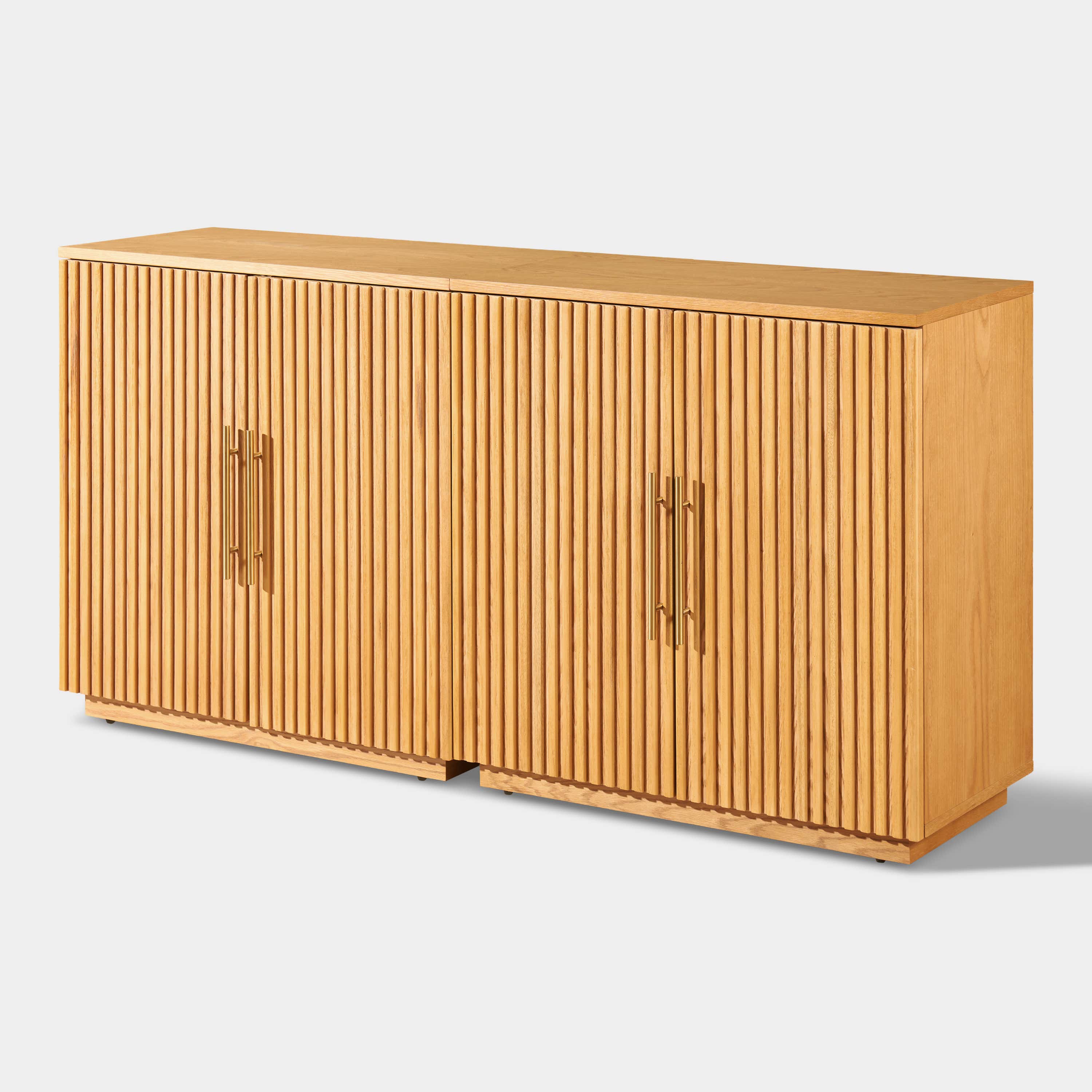 Holt 63″ Solid Oak Console(Set of 2)