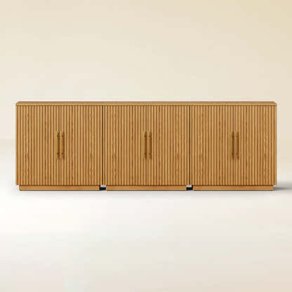 Holt 95″ Solid Oak Console(Set of 3)
