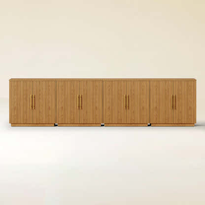 Holt 126″ Solid Oak Console(Set of 4)
