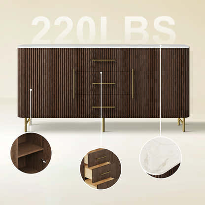 Riley Oak Sideboard 67"W