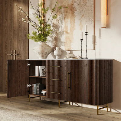 Riley Oak Sideboard 67"W